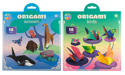 Creative craft group origami 19,5x19,5cm - 12 vellen en 18 designs