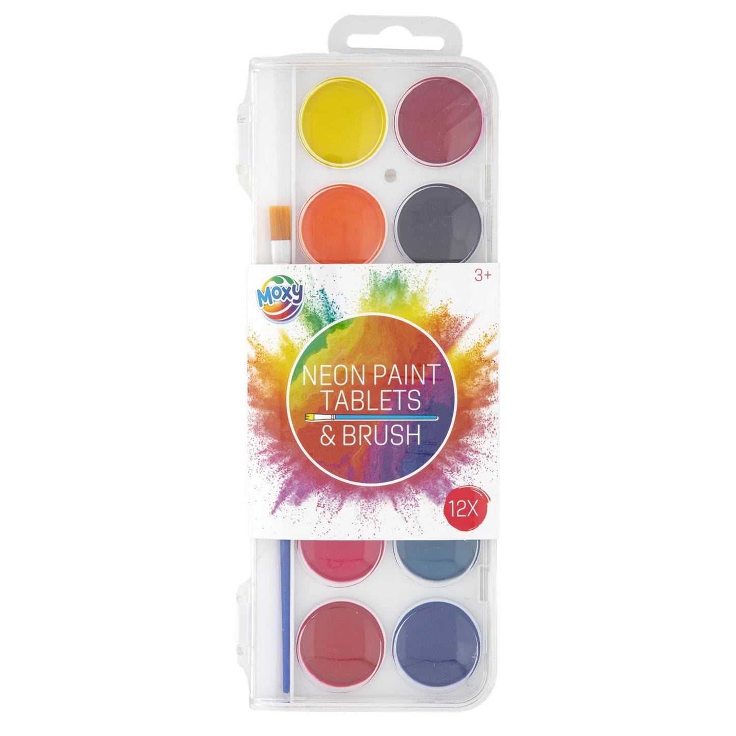 Creative Craft Group Paint Palette Neon con pennello