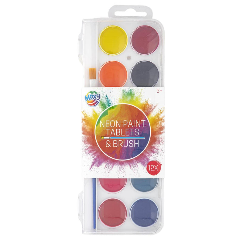 Creative Craft Group Paint Palette Neon con pennello