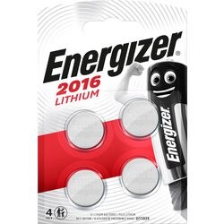 Batterie a cella a pulsante 3v al litio Energizer (CR2016) 4 pezzi