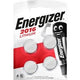 Batterie a cella a pulsante 3v al litio Energizer (CR2016) 4 pezzi