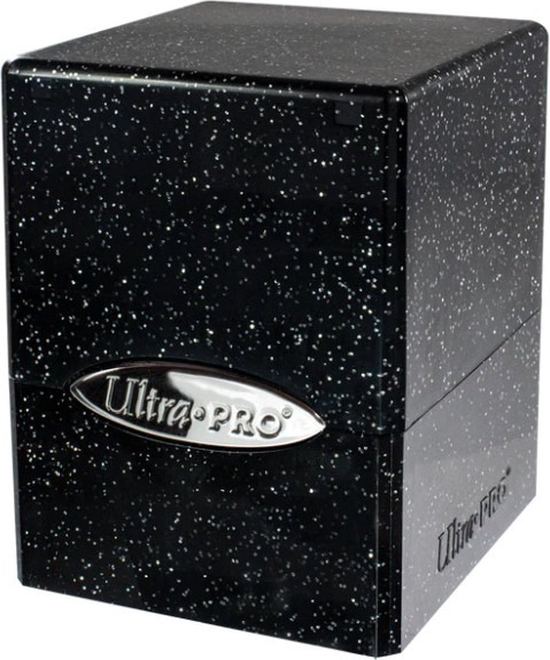 Ultrapro ultra pro satin cube glitter nero deck box