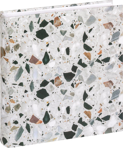 Design Walther - terrazzo - album fotografico - 30x30 cm - nero pietra - 60 pagine