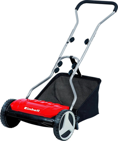 Einhell cylinder mower ge-hm 38 s-f - cutting width: 38 cm - recommended lawn area: up to 250 m² - 26 l collection box - cutting height: 13-38 mm