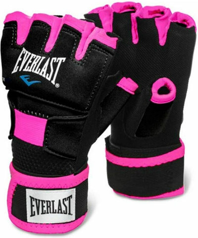 Everlast evergel bendaggi per le mani, nero rosa m l