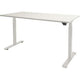 Schaffenburg escritorio de pie y sentado dextro basic blanco 1600 x 800 mm