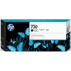 Cartucho de tinta hp 730 original negro mate