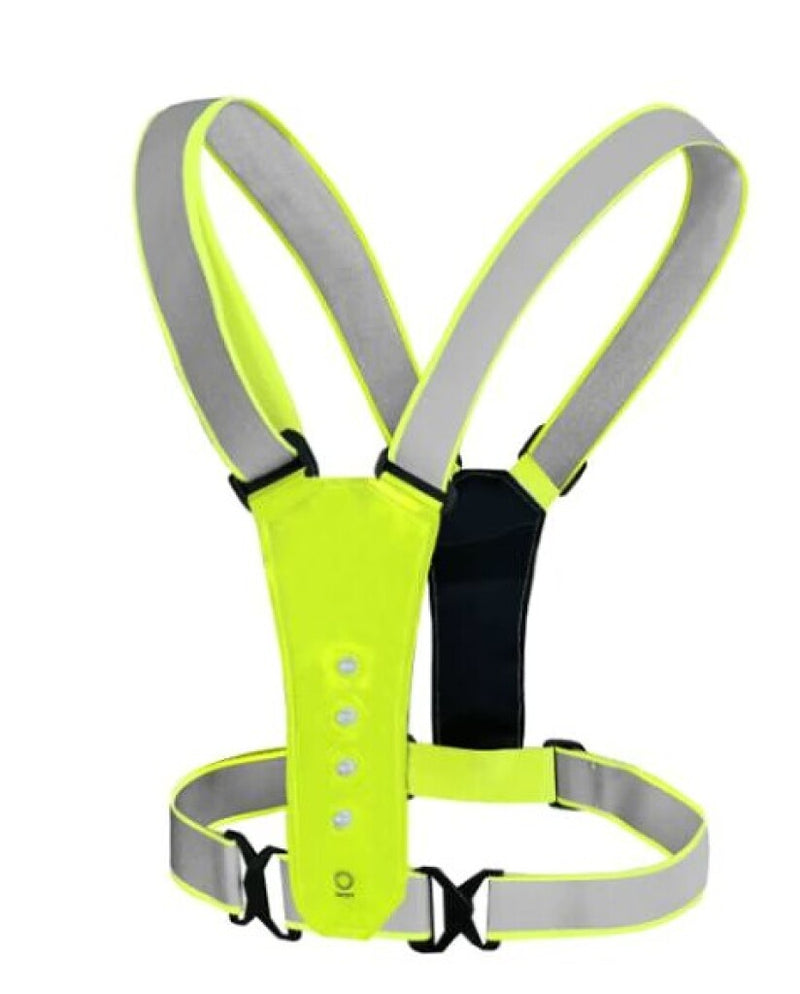 Ikzi-luz reflejada de seguridad deportiva chaleco aryan m led