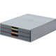 Cajonera durable varicolor a4 gris