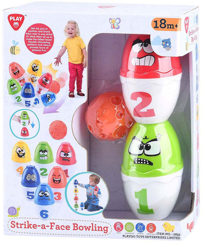 Play Bowling Play Set Faces, 13dlg.