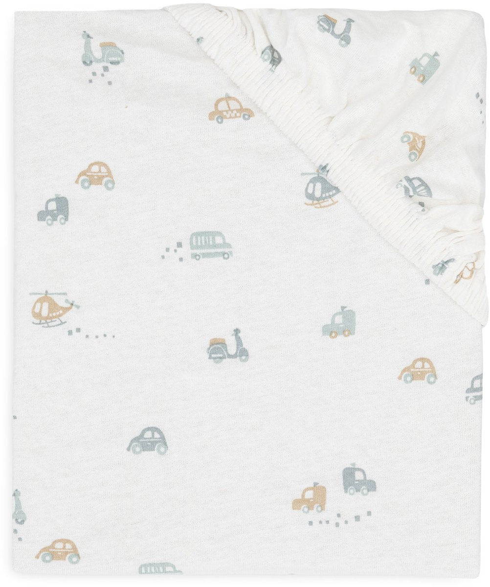 Jollein baby - sábana bajera ajustable para cuna jersey 40 50x80 90cm - cuna - algodón suave - para llevar