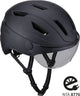 Bbb cycling move faceshield transparant fietshelm bhe-57 - speed pedelec, e-bike snorfiets - nta 8776 - mat zwart - maat m