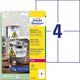 Etichette Avery resistenti alle intemperie