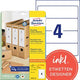 Etichette avery lr4761-25