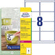 Etichette Avery resistenti alle intemperie nbsp;