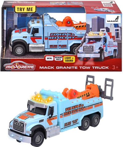 Grúa de granito mack majorette