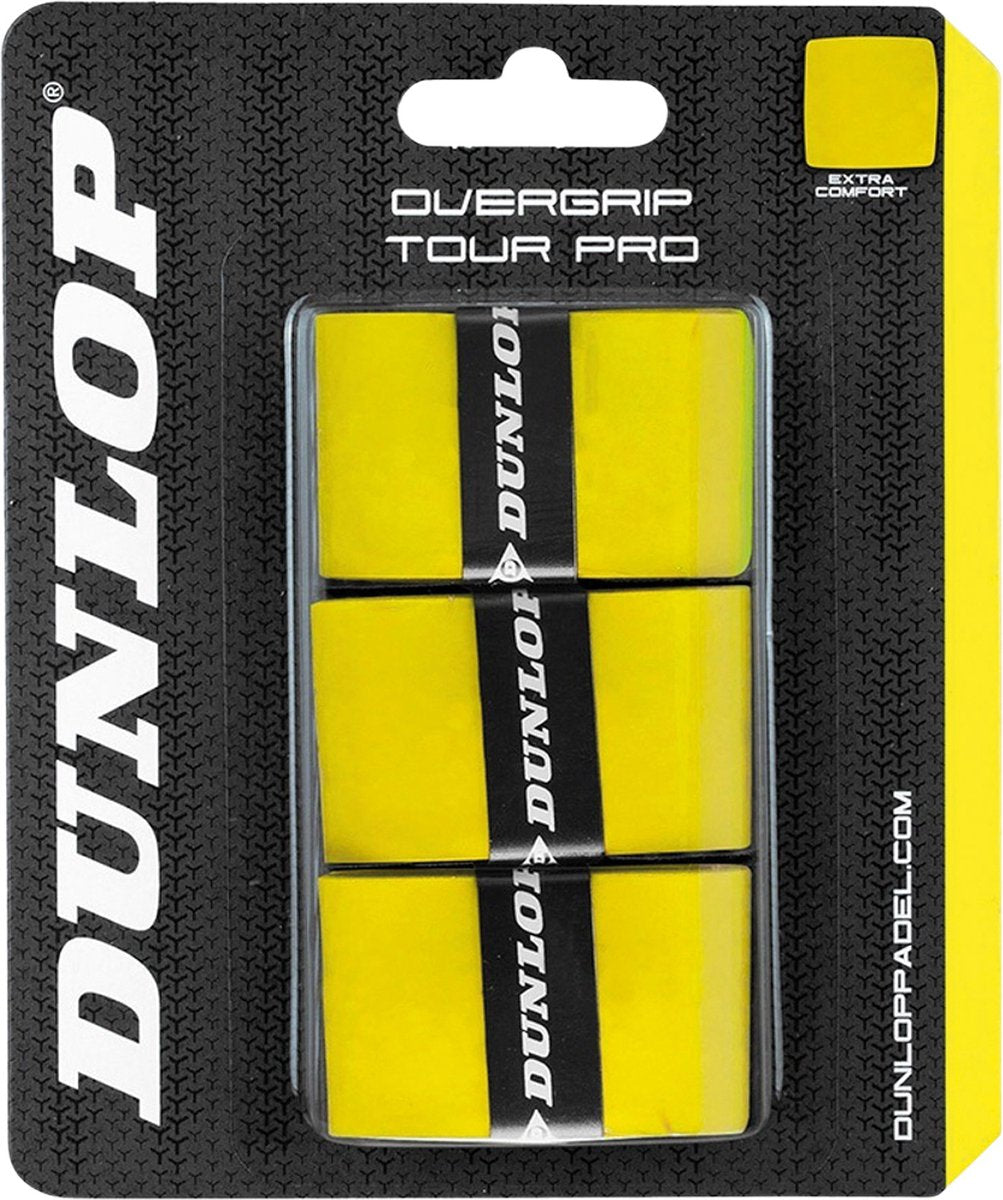 Dunlop - tour pro - ogrip - giallo - 3 pezzi