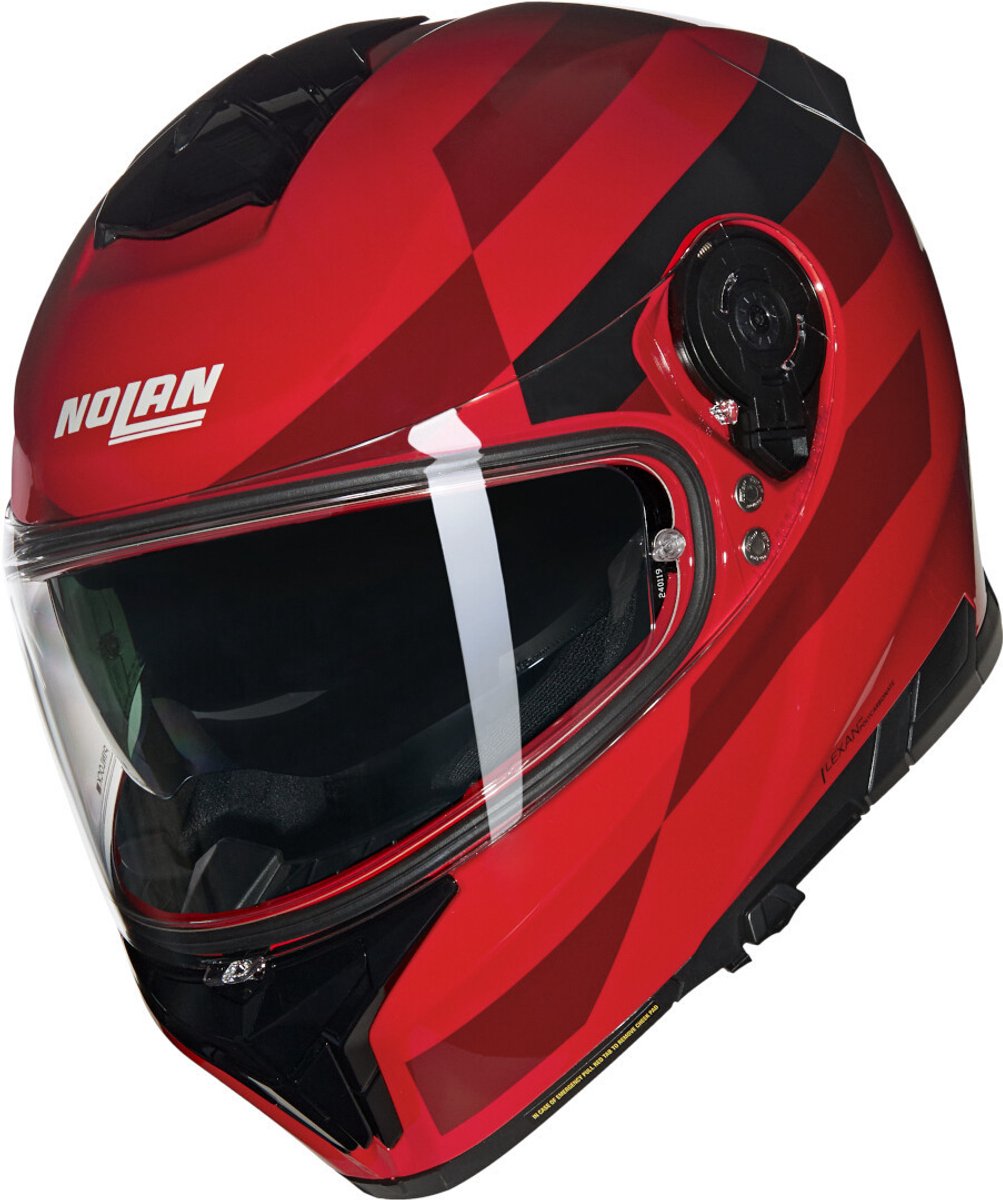 Nolan n80-8 alfiere 346 rood zwart glossy integraalhelm - maat m - helm