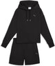 Chándal para mujer Puma short Hooded Relaxed Suit 5” tr - negro