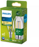 Philips led philips ultra efficient led kaarslamp transparant - 40 w - e27 - warmwit licht