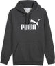 Puma ess no. 1 logo sudadera con capucha fl suéter unisex - gris oscuro jaspeado