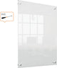Nobo draagbaar, droog uitwisbaar mini whiteboard voor aan de muur - 600 x 450 millimeter - inclusief whiteboard marker - transparant acryl