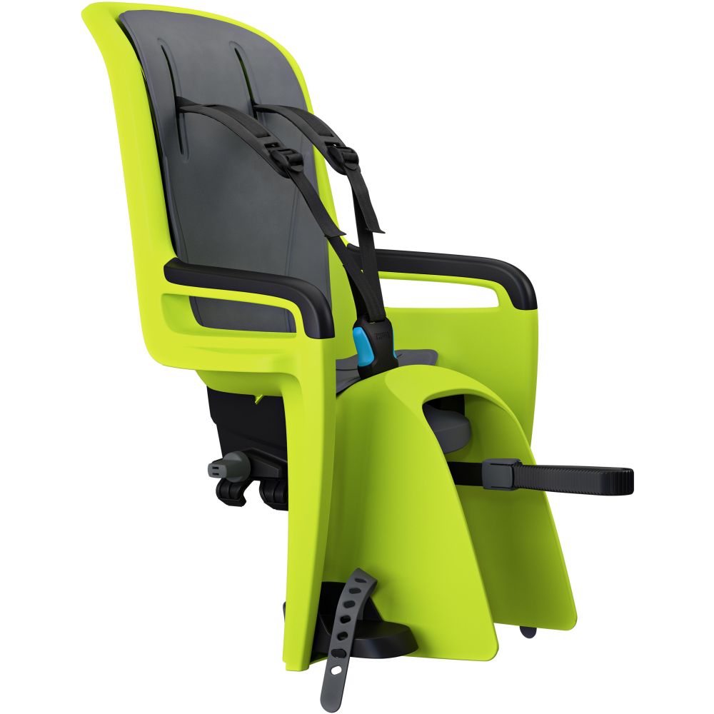 Asiento infantil Thule detrás de viaje a lo largo de 2 para el accesorio de estante de equipaje - Zen Lime