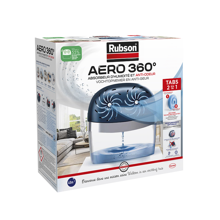 Rubson 1041929 - vo aero 360 gr 2x450 g | 6 pezzi