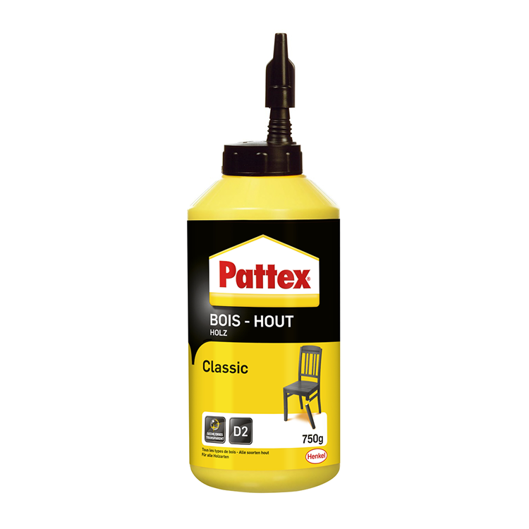 Pattex 1000911 - cola para madera clásica 750gr | 2 piezas