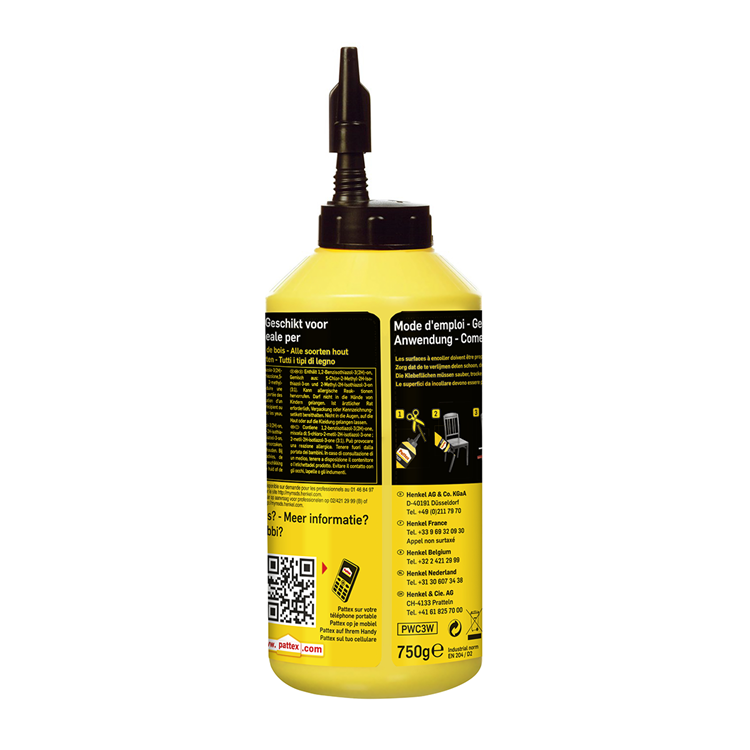 Pattex 1000911 - cola para madera clásica 750gr | 2 piezas