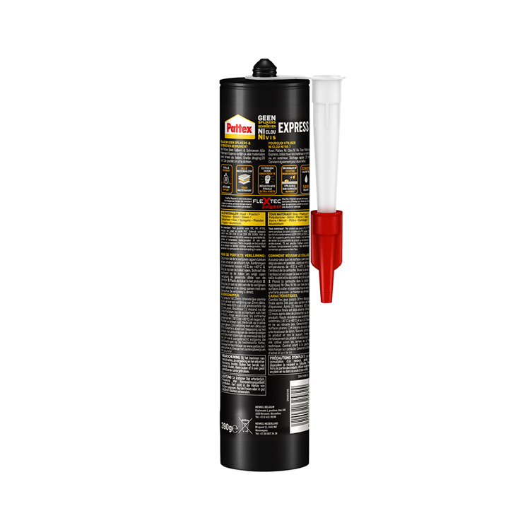 Pattex 1066008 - sin clavos ni tornillos express 390g | 12 piezas