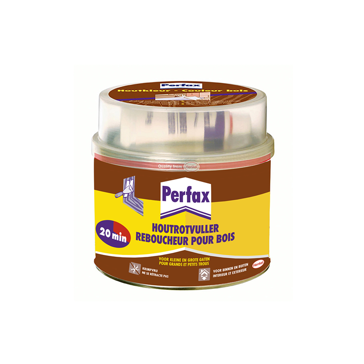 Perfax 1002266 - masilla para madera 500gr | 6 piezas
