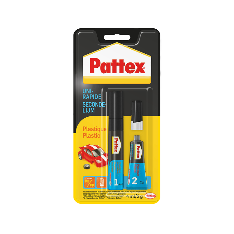 Pattex 1002444 - superpegamento para plásticos | 12 piezas