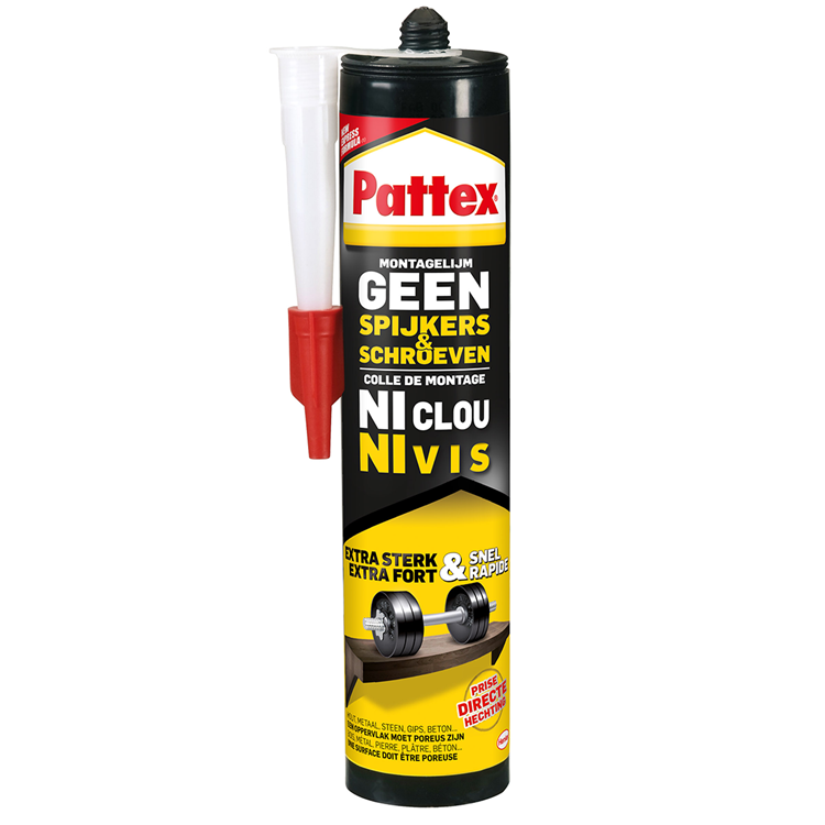 Pattex 1003854 - Sin clavos ni tornillos 400gr | 6 piezas