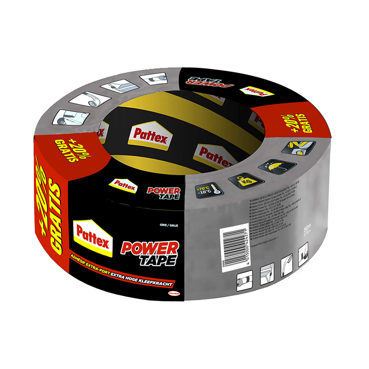 Pattex 1008427 - cinta adhesiva 25m + 20% | 12 piezas