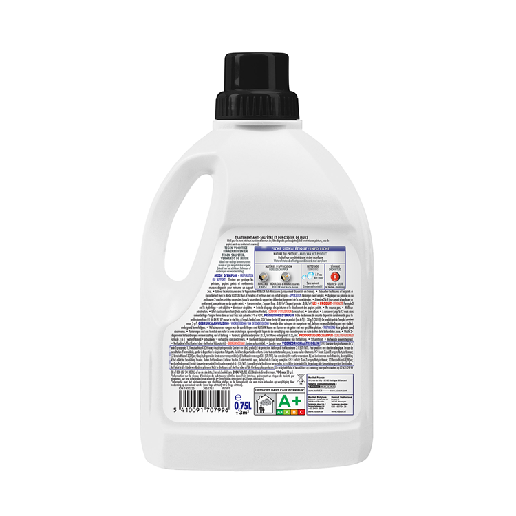Rubson 1009522 - Humedad de pared interior 750ml | 4 piezas