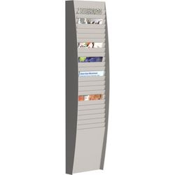 Pannello portadocumenti paperflow 25 scomparti grigio