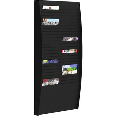 Pannello portadocumenti paperflow 50 scomparti nero