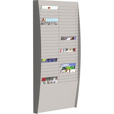 Pannello portadocumenti paperflow 50 scomparti grigio