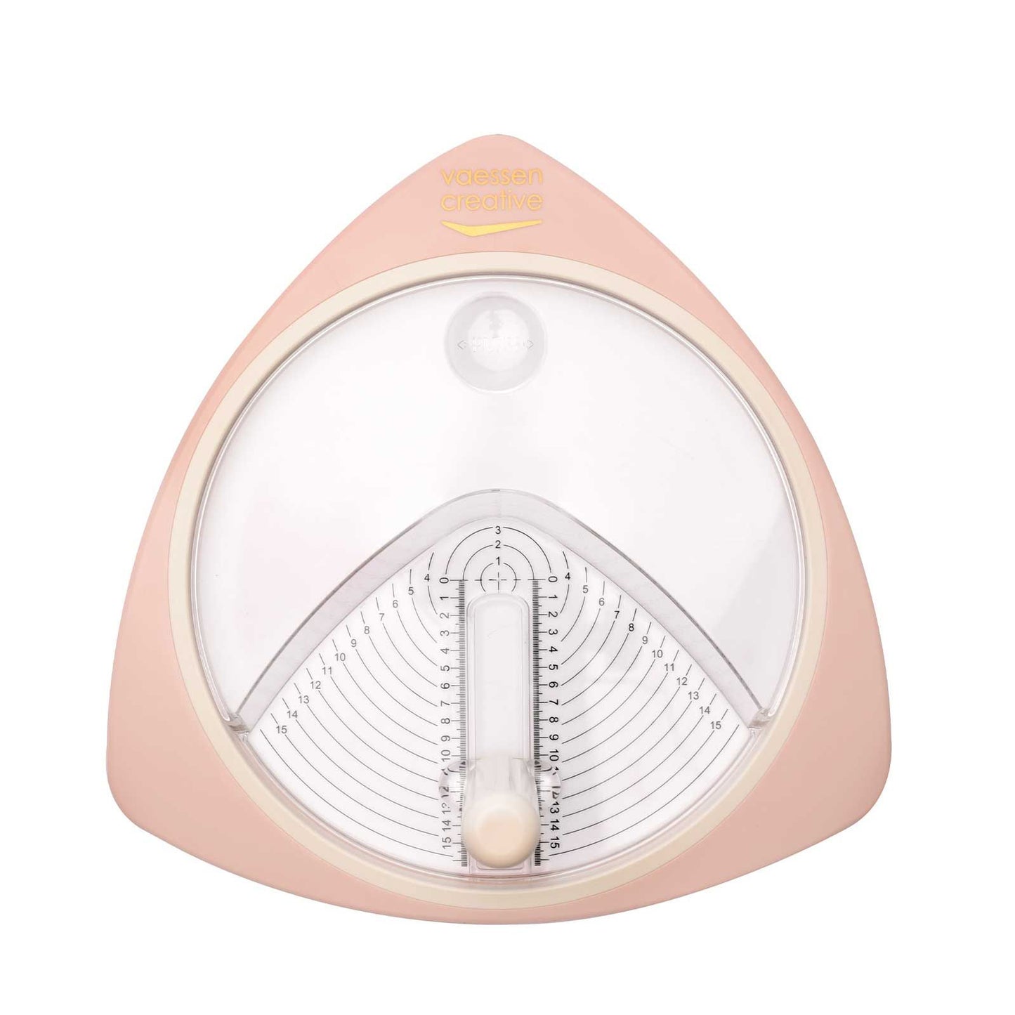 Vaessen creative • cortador circular ø15cm incl. 3 cuchillas de repuesto rosa