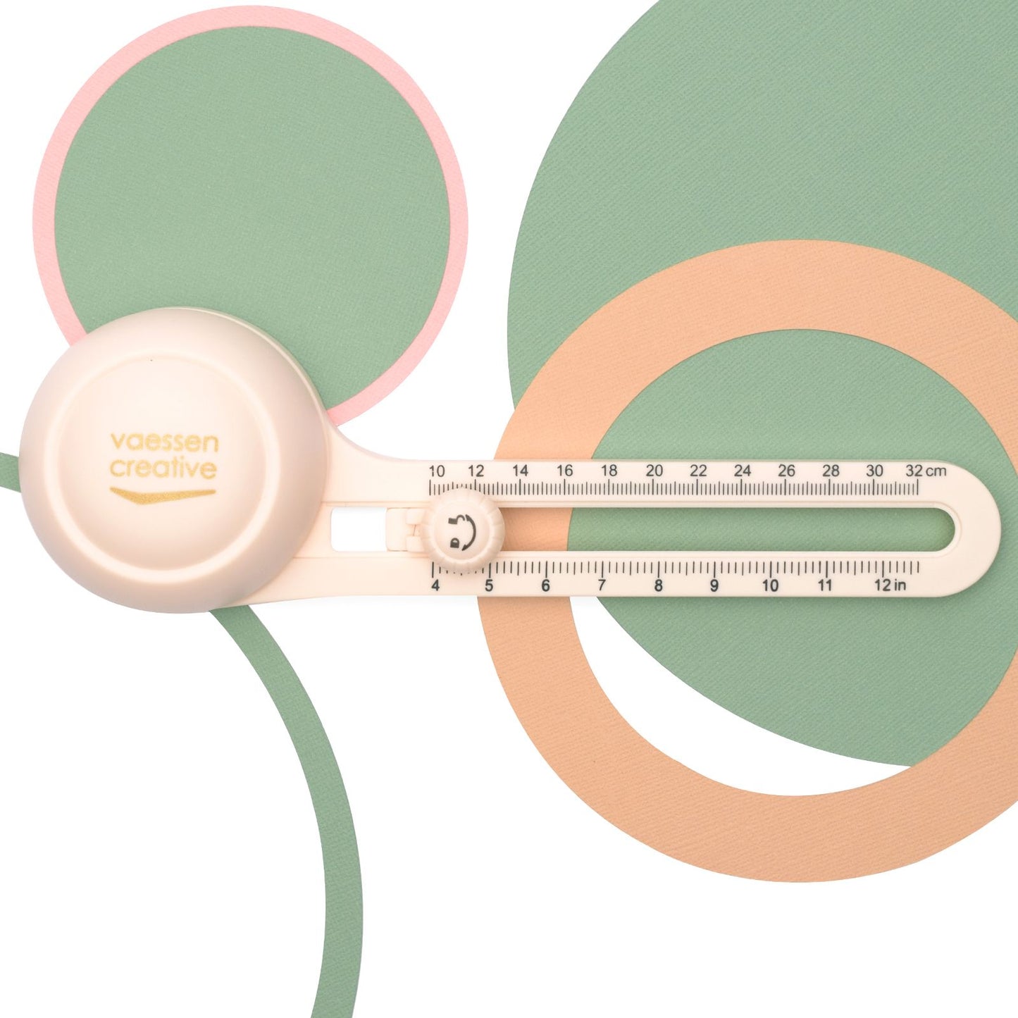 Vaessen creative • cortador circular ø32cm incl. 3 cuchillas de repuesto