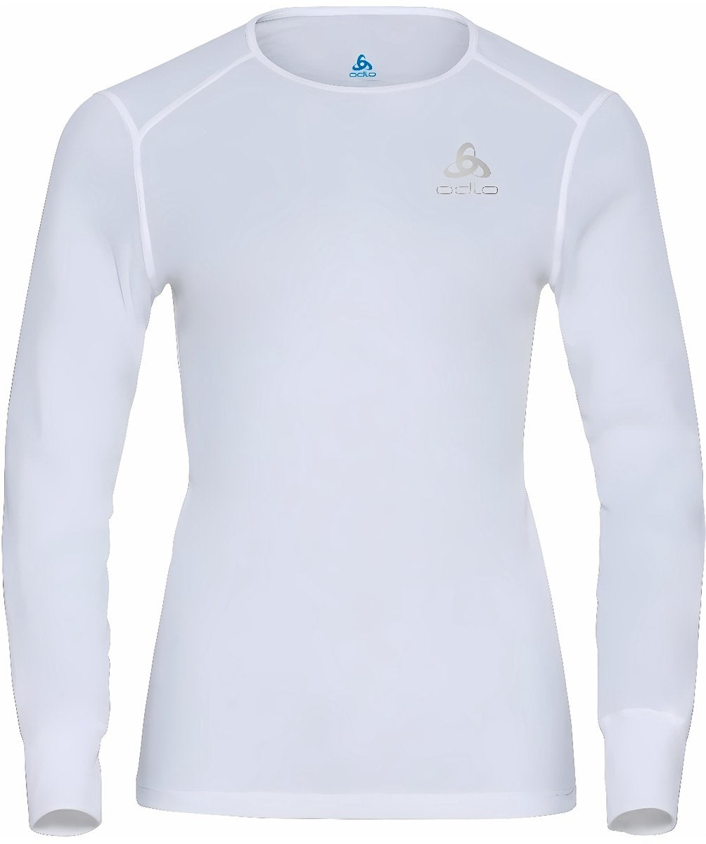 Odlo active warm camiseta térmica de manga larga para mujer - blanco - talla m