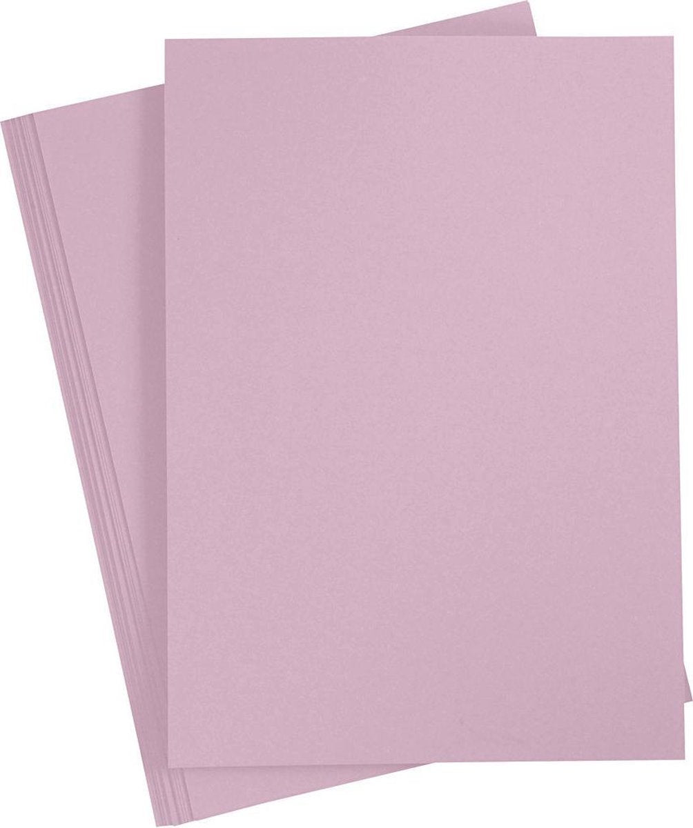 Creative Company Cardboard Light Purple A4 220G, 10st.