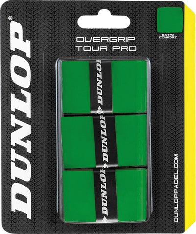 Overgrip da tennis Dunlop padel - verde - confezione da 3