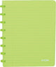 Atoma - taccuino alla moda | ft a5 | 144 pagine | plaid commerciale | verde trasparente