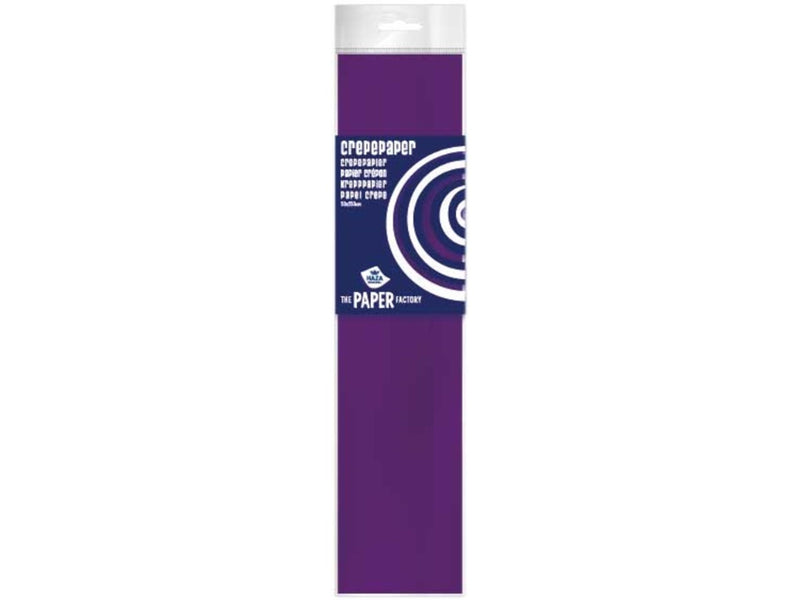 Carta crespa Haza 50x250 viola, confezione da 10 rotoli