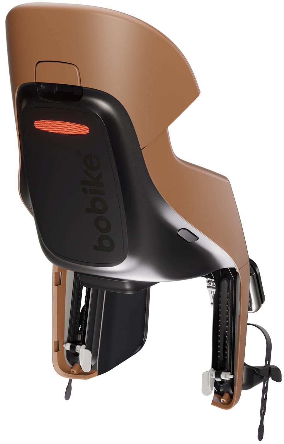 Asiento infantil de Bobike detrás de Evolve Maxi - Confirmación de marco - Cinnamon Brown