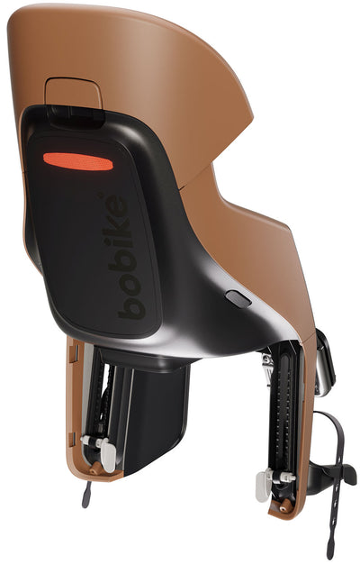 Asiento infantil de Bobike detrás de Evolve Maxi - Confirmación de marco - Cinnamon Brown
