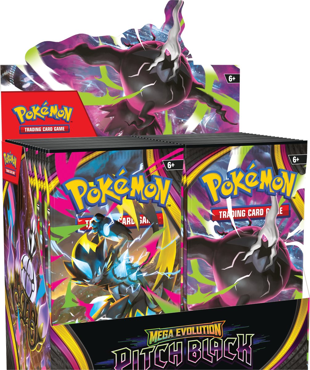Pokémon tcg: tono negro - caja de sobres - 36 sobres