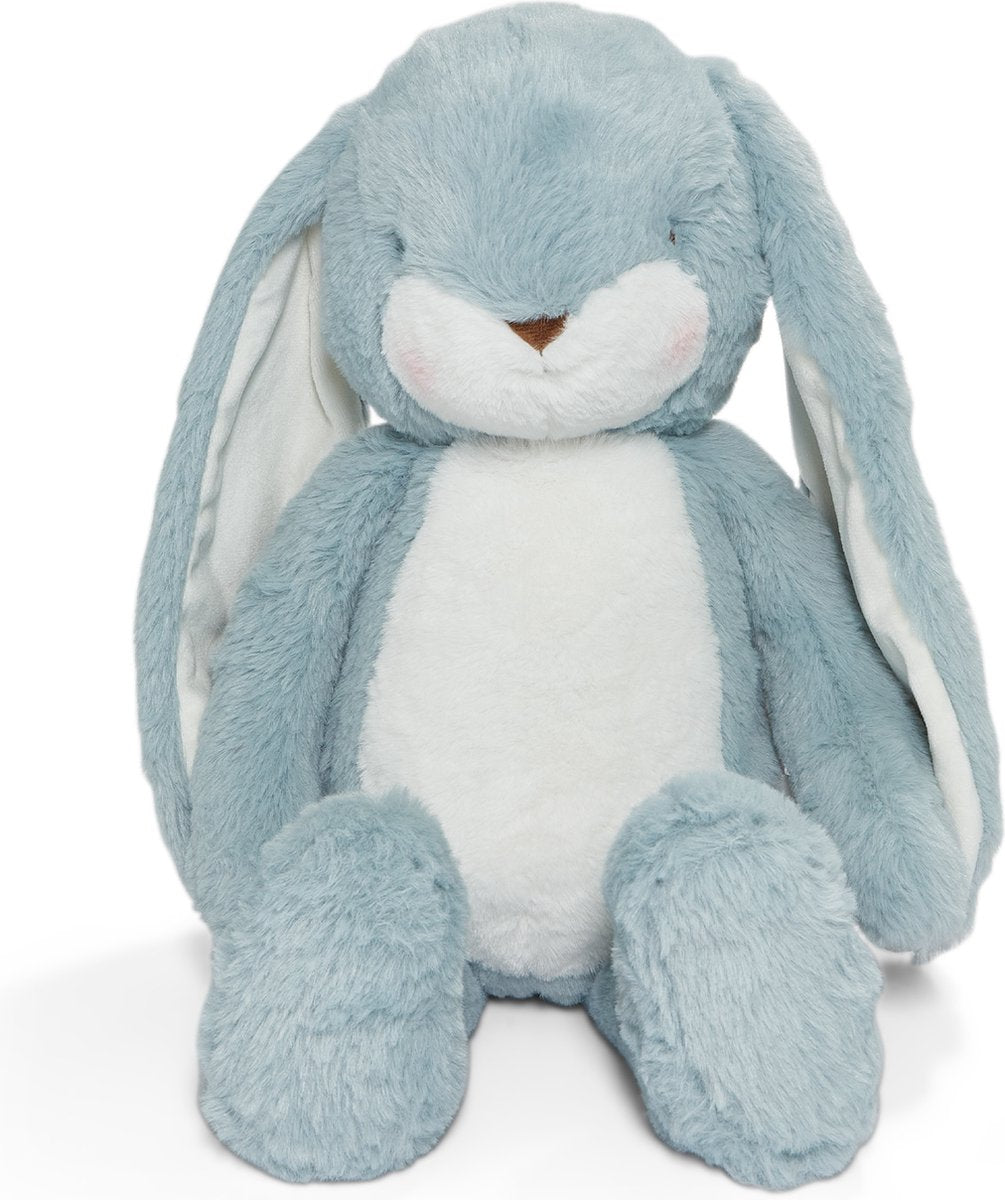 Bunnies by the bay coniglio floppy nibble - animale di peluche - peluche per bambini - dettagli ricamati - 52 cm - blu tempesta